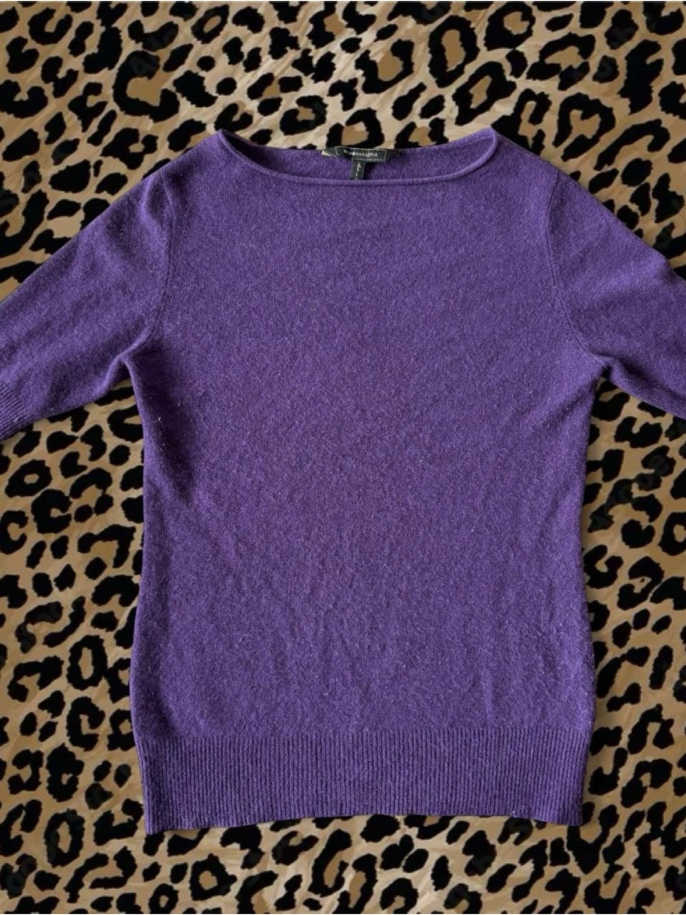 Purple Women's Lightweight Cashmere Sweater